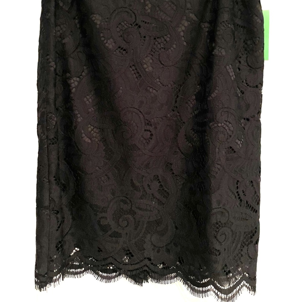 NWT Lilly Pulitzer Hyacinth Black Lace Skirt Size 4
